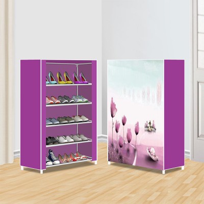 Zapatero Organizador De Tela 5 Niveles Armable HC-21 narcisos