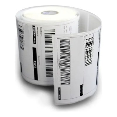 1rolo Etiqueta 10x15 100x150 Termica Serrilha 500 Un Jumbo RMZ-LSSF10X15X500